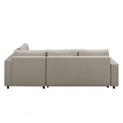 Fredriks Canapé d'angle Upwell (convertible) - Tissu structuré -Canapés Soldes Magasin ecksofa upwell mit schlaffunktion strukturstoff ottomane davorstehend rechts kies 5050864