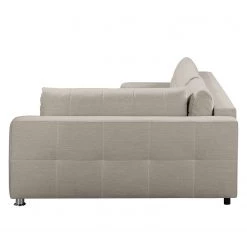Fredriks Canapé d'angle Upwell (convertible) - Tissu structuré -Canapés Soldes Magasin ecksofa upwell mit schlaffunktion strukturstoff ottomane davorstehend rechts kies 5050868
