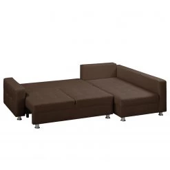 Fredriks Canapé d'angle Upwell (convertible) - Tissu structuré -Canapés Soldes Magasin ecksofa upwell mit schlaffunktion strukturstoff ottomane davorstehend rechts kokosnuss braun 5050904
