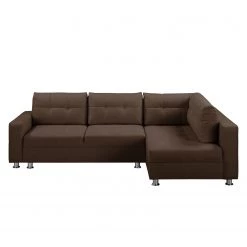 Fredriks Canapé d'angle Upwell (convertible) - Tissu structuré -Canapés Soldes Magasin ecksofa upwell mit schlaffunktion strukturstoff ottomane davorstehend rechts kokosnuss braun 5050916