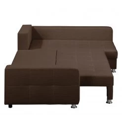 Fredriks Canapé d'angle Upwell (convertible) - Tissu structuré -Canapés Soldes Magasin ecksofa upwell mit schlaffunktion strukturstoff ottomane davorstehend rechts kokosnuss braun 5050924