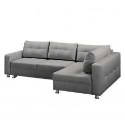 Fredriks Canapé d'angle Upwell (convertible) - Tissu structuré 27 Fredriks Canapé d'angle Upwell (convertible) - Tissu structuré -Canapés Soldes Magasin ecksofa upwell mit schlaffunktion strukturstoff ottomane davorstehend rechts platin 5051000