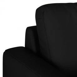 Loftscape Canapé d'angle Venezia - Avec fonction couchage - Cuir véritable - Méridienne montable à gauche et à droite - Noir -Canapés Soldes Magasin ecksofa venezia mit schlaffunktion echtleder schwarz longchair davorstehend links 287606
