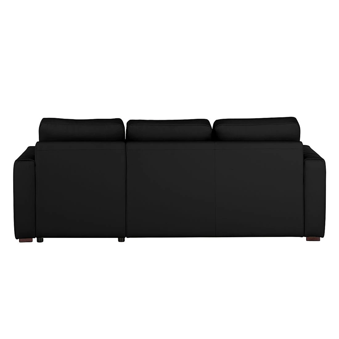 Loftscape Canapé d'angle Venezia - Avec fonction couchage - Imitation cuir - Méridienne montable à gauche et à droite - Noir 9 Loftscape Canapé d'angle Venezia - Avec fonction couchage - Imitation cuir - Méridienne montable à gauche et à droite - Noir – Image 9