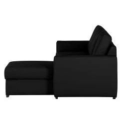 Loftscape Canapé d'angle Venezia - Avec fonction couchage - Imitation cuir - Méridienne montable à gauche et à droite - Noir 18 Loftscape Canapé d'angle Venezia - Avec fonction couchage - Imitation cuir - Méridienne montable à gauche et à droite - Noir -Canapés Soldes Magasin ecksofa venezia mit schlaffunktion kunstleder schwarz 257547