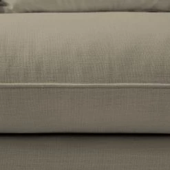 Eva Padberg Collection Canapé d'angle XL Lavina - Tissu Moretey : Cappuccino - Méridienne longue à droite (vue de face) -Canapés Soldes Magasin ecksofa xl lavina webstoff ottomane davorstehend links steingrau 4721092