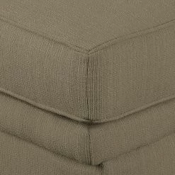 Roomscape Canapé d'angle Zechin (avec rallonge) - Latte macchiatto - Méridienne longue à droite (vue de face) -Canapés Soldes Magasin ecksofa zechin mit schlaffunktion webstoff ottomane davorstehend rechts latte macchiato 4193288