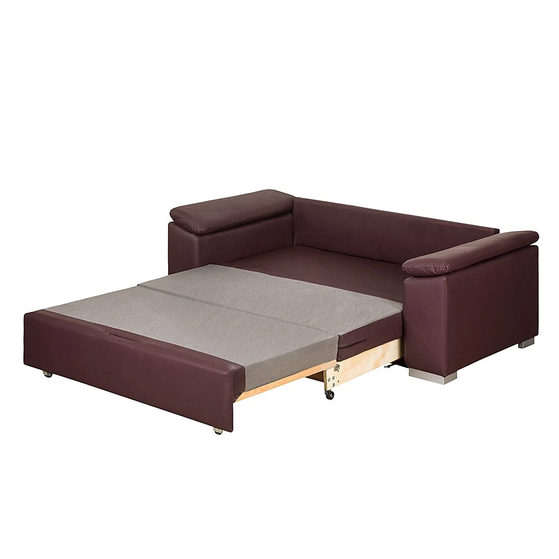 Mooved Canapé convertible Latina IX - Aubergine - Largeur : 210 cm 4 Mooved Canapé convertible Latina IX - Aubergine - Largeur : 210 cm – Image 4