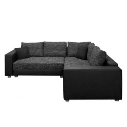 Fredriks Canapé d'angle Dublin I (convertible) - Noir / Anthracite - Largeur : 254 cm -Canapés Soldes Magasin neuanlage 1406557