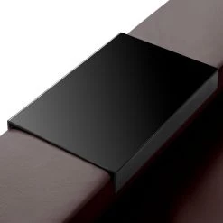 Loftscape Méridienne Athmos (convertible) - Marron chocolat - Accoudoir monté à droite (vu de face) -Canapés Soldes Magasin recamiere athmos mit schlaffunktion kunstleder armlehne davorstehend rechts schokoladenbraun 1720390