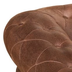 Ars manufacti Méridienne Benavente - Aspect vieux cuir marron - Accoudoir à gauche (vue de face) 18 Ars manufacti Méridienne Benavente - Aspect vieux cuir marron - Accoudoir à gauche (vue de face) -Canapés Soldes Magasin recamiere benavente antiklederlook braun armlehne davorstehend links 406839