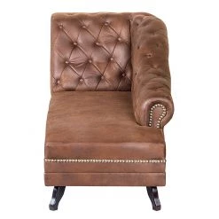 Ars manufacti Méridienne Benavente - Aspect vieux cuir marron - Accoudoir à gauche (vue de face) 14 Ars manufacti Méridienne Benavente - Aspect vieux cuir marron - Accoudoir à gauche (vue de face) -Canapés Soldes Magasin recamiere benavente antiklederlook braun armlehne davorstehend links 406867