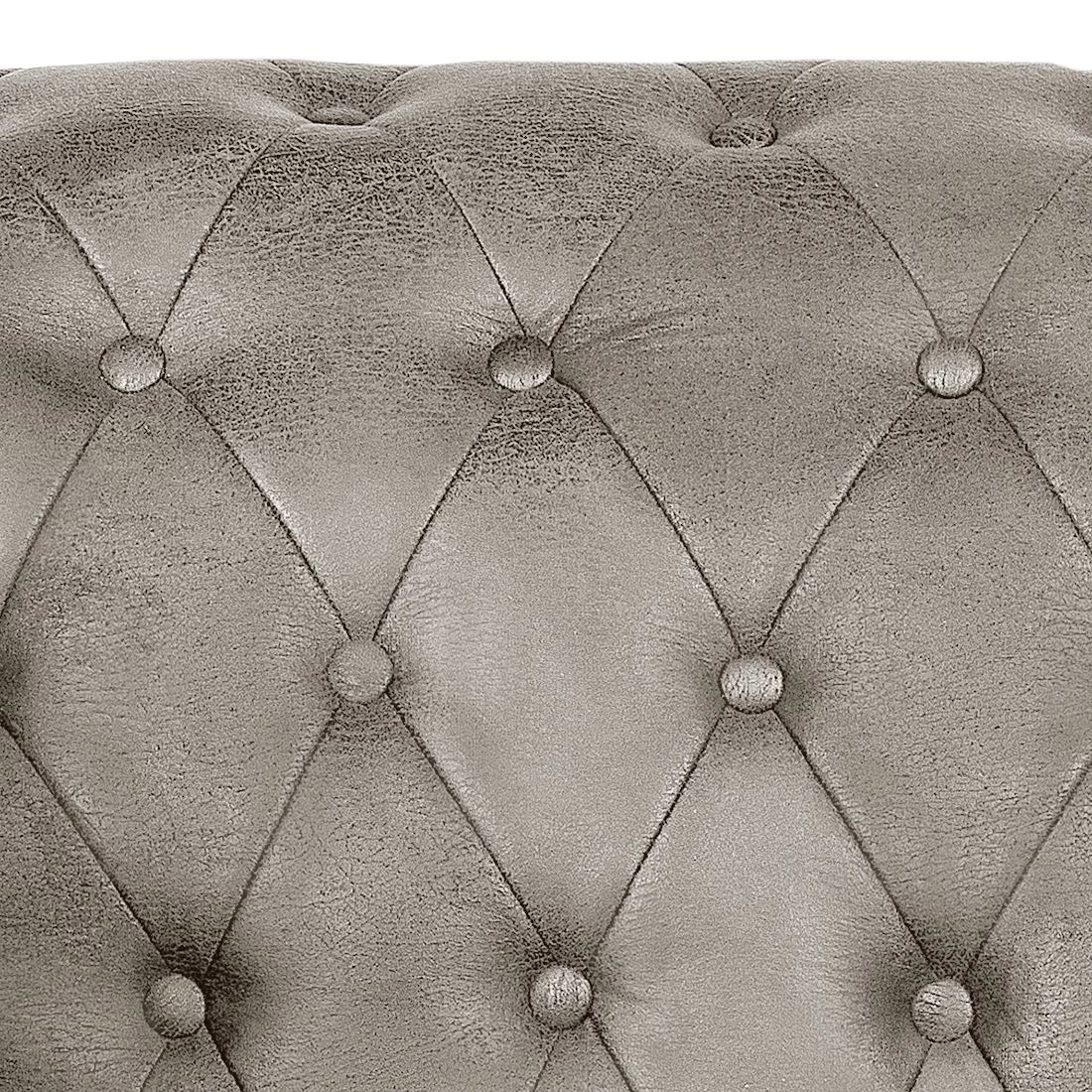 Ars manufacti Méridienne Benavente - Aspect vieux cuir argenté - Accoudoir à droite (vue de face) 9 Ars manufacti Méridienne Benavente - Aspect vieux cuir argenté - Accoudoir à droite (vue de face) – Image 9