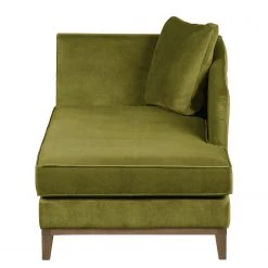 Jack & Alice Récamière Blomma - Velours vert olive - Accoudoir à gauche (vue de face) - Noyer 16 Jack & Alice Récamière Blomma - Velours vert olive - Accoudoir à gauche (vue de face) - Noyer -Canapés Soldes Magasin recamiere blomma samtstoff olivgruen armlehne davorstehend links nussbaum 3671197