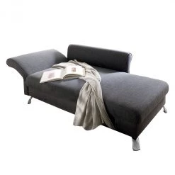 Fredriks Méridienne Habay (convertible) - Accoudoir monté à gauche (vu de face) -Canapés Soldes Magasin recamiere habay mit schlaffunktion webstoff armlehne davorstehend links 1720954