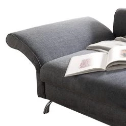 Fredriks Méridienne Habay (convertible) - Accoudoir monté à gauche (vu de face) -Canapés Soldes Magasin recamiere habay mit schlaffunktion webstoff armlehne davorstehend links 1720958