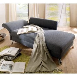 Fredriks Méridienne Habay (convertible) - Accoudoir monté à gauche (vu de face) -Canapés Soldes Magasin recamiere habay mit schlaffunktion webstoff armlehne davorstehend links 1720970