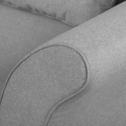 Loftscape Méridienne Kendale II - Gris - Accoudoir monté à droite (vu de face) -Canapés Soldes Magasin recamiere kendale ii webstoff armlehne davorstehend rechts grau 2707622