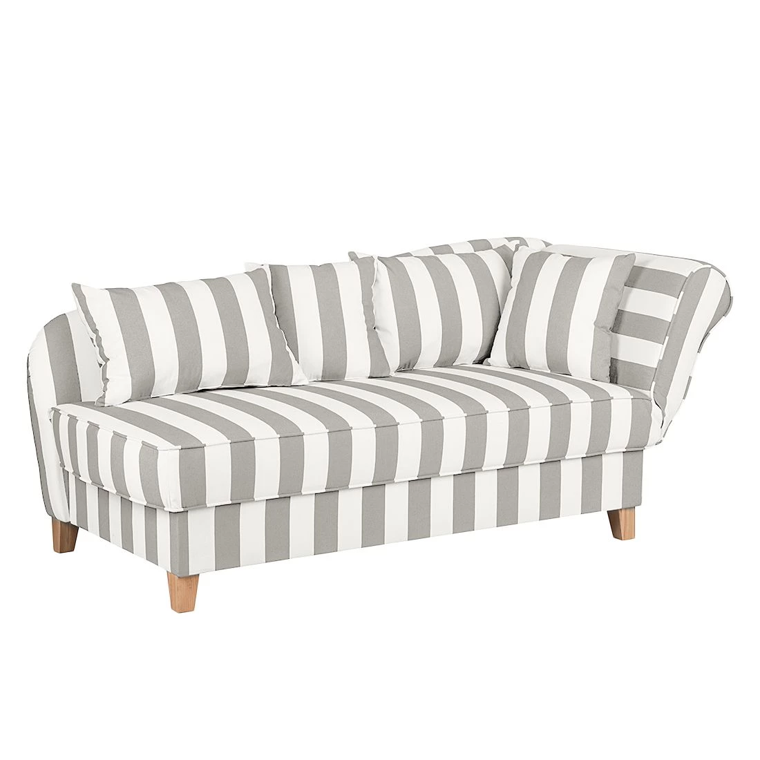 Maison Belfort Récamière Revel I - Gris - Accoudoir monté à droite (vu de face) 1 Maison Belfort Récamière Revel I - Gris - Accoudoir monté à droite (vu de face)