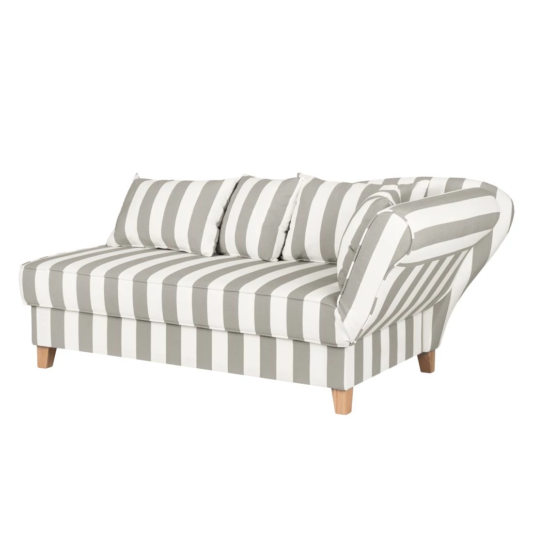 Maison Belfort Récamière Revel I - Gris - Accoudoir monté à droite (vu de face) 4 Maison Belfort Récamière Revel I - Gris - Accoudoir monté à droite (vu de face) – Image 4