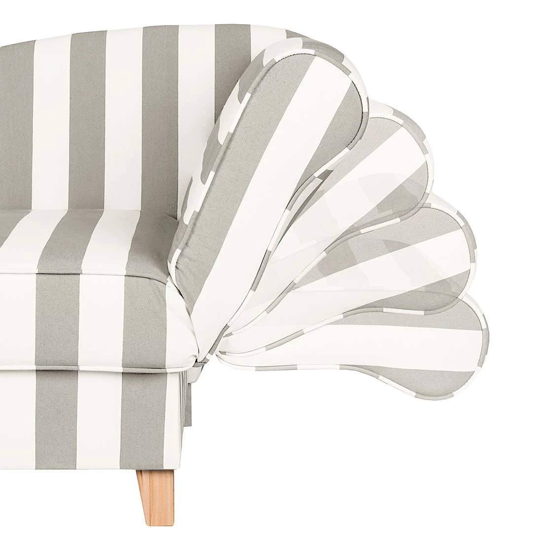 Maison Belfort Récamière Revel I - Gris - Accoudoir monté à droite (vu de face) 11 Maison Belfort Récamière Revel I - Gris - Accoudoir monté à droite (vu de face) – Image 11