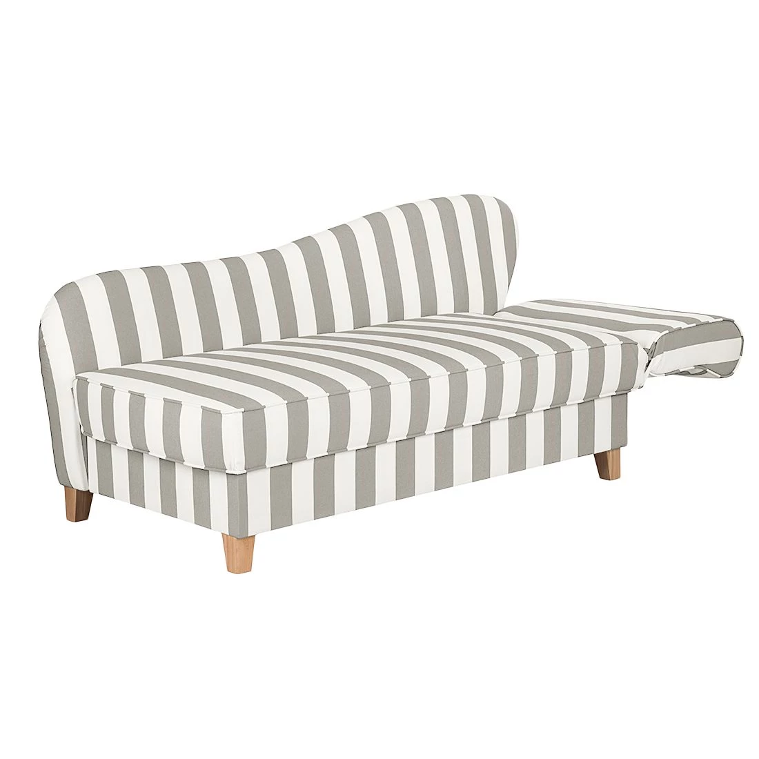 Maison Belfort Récamière Revel I - Gris - Accoudoir monté à droite (vu de face) 2 Maison Belfort Récamière Revel I - Gris - Accoudoir monté à droite (vu de face) – Image 2