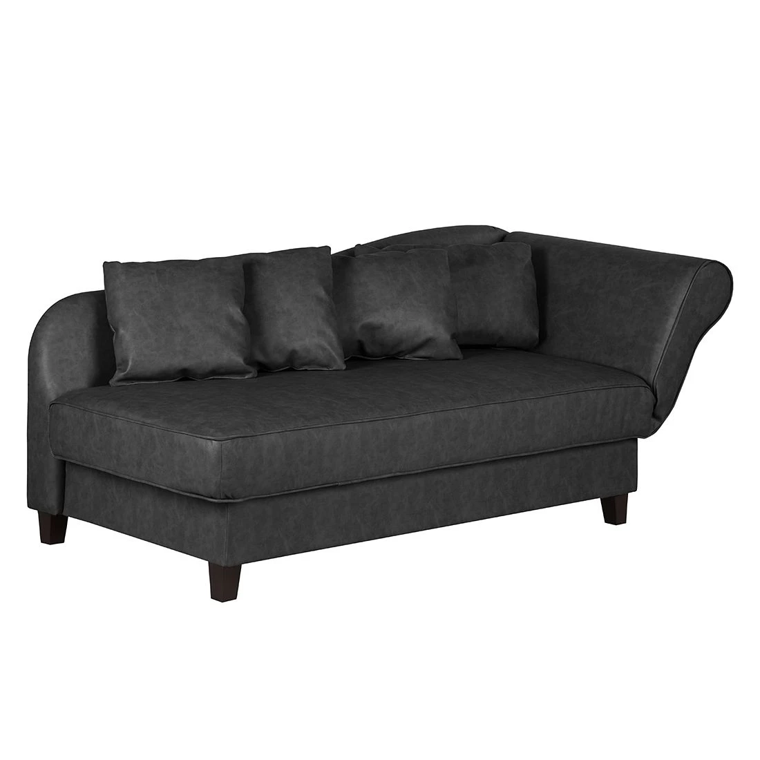 Maison Belfort Méridienne Revel - Anthracite - Accoudoir monté à droite (vu de face) 1 Maison Belfort Méridienne Revel - Anthracite - Accoudoir monté à droite (vu de face)