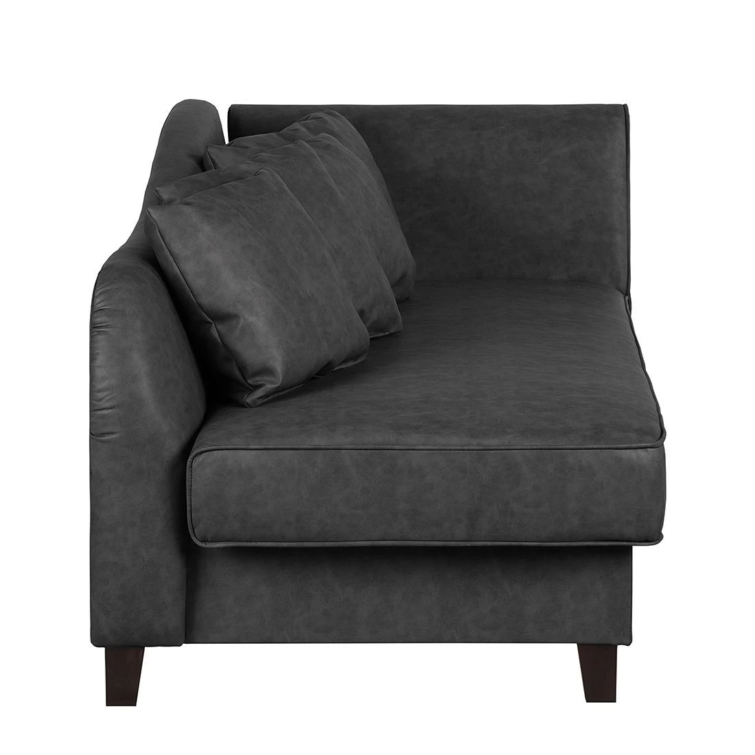 Maison Belfort Méridienne Revel - Anthracite - Accoudoir monté à droite (vu de face) 10 Maison Belfort Méridienne Revel - Anthracite - Accoudoir monté à droite (vu de face) – Image 10