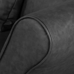 Maison Belfort Méridienne Revel - Anthracite - Accoudoir monté à droite (vu de face) 31 Maison Belfort Méridienne Revel - Anthracite - Accoudoir monté à droite (vu de face) -Canapés Soldes Magasin recamiere revel kunstleder armlehne davorstehend rechts anthrazit 2234722