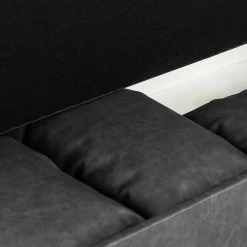 Maison Belfort Méridienne Revel - Anthracite - Accoudoir monté à droite (vu de face) 22 Maison Belfort Méridienne Revel - Anthracite - Accoudoir monté à droite (vu de face) -Canapés Soldes Magasin recamiere revel kunstleder armlehne davorstehend rechts anthrazit 2234730