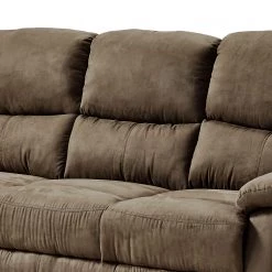 Modoform Canapé de relaxation Donnes (3 places) - Microfibre - Marron clair 8 Modoform Canapé de relaxation Donnes (3 places) - Microfibre - Marron clair -Canapés Soldes Magasin relaxsofa donnes 3 sitzer microfaser hellbraun 4471576