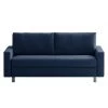 Chillout by Franz Fertig Canapé convertible Aura - Bleu - Largeur : 176 cm