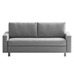 Chillout by Franz Fertig Canapé convertible Aura - Gris clair - Largeur : 176 cm