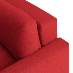 Chillout by Franz Fertig Canapé convertible Aura - Rouge - Largeur : 156 cm -Canapés Soldes Magasin schlafsofa aura webstoff rot 156 cm 1372618