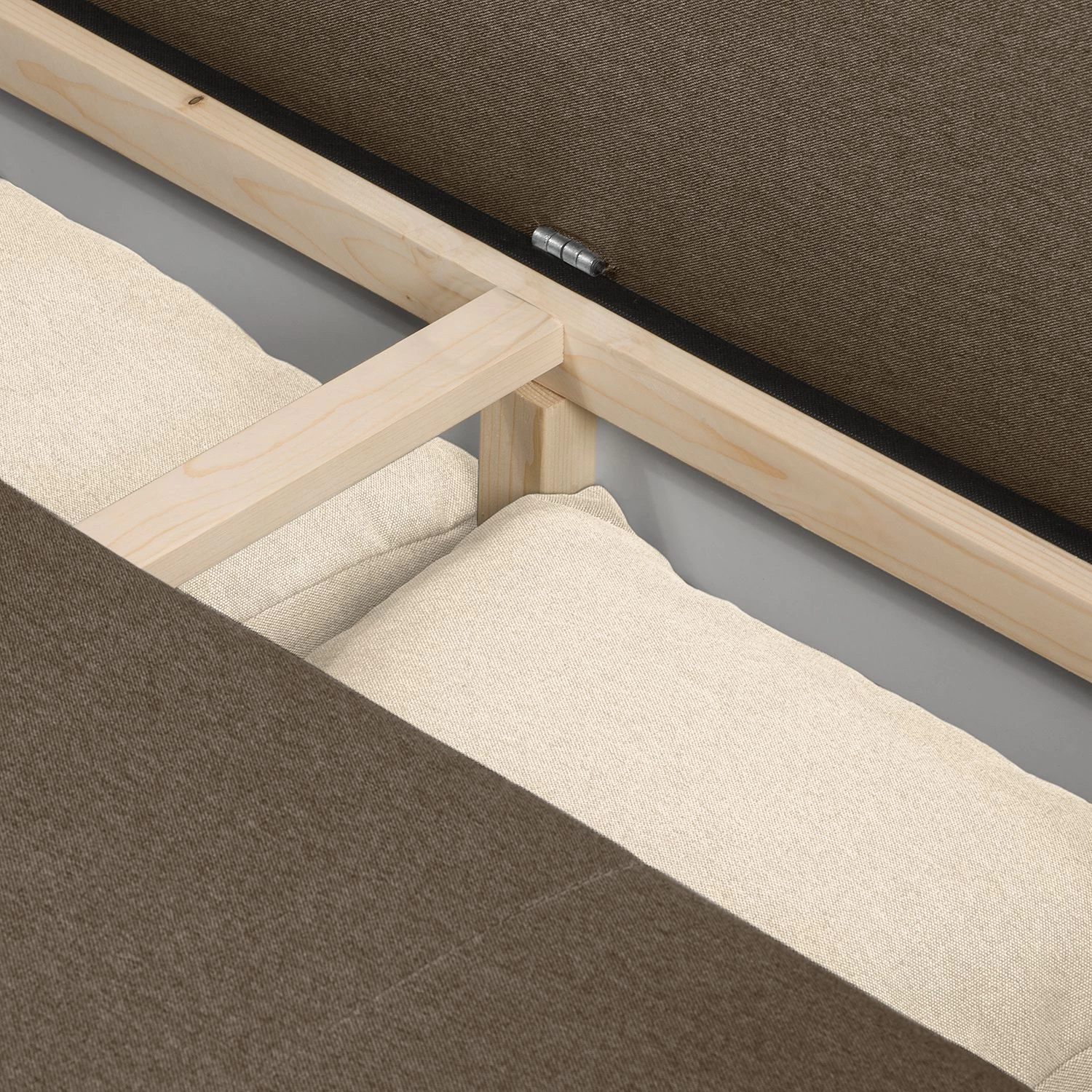 Fredriks Canapé convertible Bela Cruz - Couleur expresso / Beige chaud 13 Fredriks Canapé convertible Bela Cruz - Couleur expresso / Beige chaud – Image 13