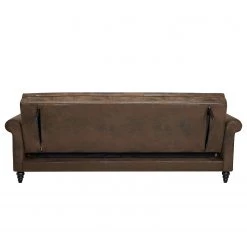 Ars manufacti Canapé convertible Brampton - Microfibre - Marron -Canapés Soldes Magasin schlafsofa brampton microfaser braun 4257208