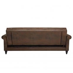 Ars manufacti Canapé convertible Brampton - Microfibre - Marron -Canapés Soldes Magasin schlafsofa brampton microfaser braun 4257212