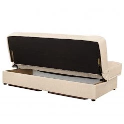 Modoform Canapé convertible Bueno Vista - Beige clair -Canapés Soldes Magasin schlafsofa bueno vista strukturstoff hellbeige 4618504