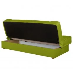 Modoform Canapé convertible Cabo Frio - Vert gazon -Canapés Soldes Magasin schlafsofa cabo frio strukturstoff grasgruen 4620384