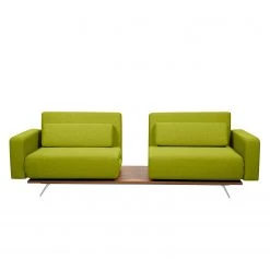 Studio Copenhagen Clic-clac Copperfield II Tissu - Tissu Zahira : Citron vert -Canapés Soldes Magasin schlafsofa copperfield ii webstoff stoff zahira limette 3964880