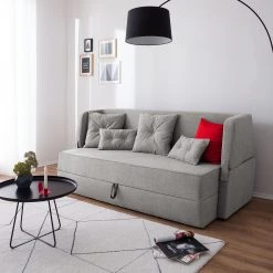 Mørteens Canapé convertible Divri - Gris clair -Canapés Soldes Magasin schlafsofa divri webstoff hellgrau 4993624