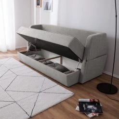 Mørteens Canapé convertible Divri - Gris clair -Canapés Soldes Magasin schlafsofa divri webstoff hellgrau 4993636