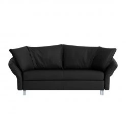 Chillout by Franz Fertig Canapé convertible Florenz - Noir - Largeur : 200 cm
