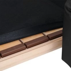 Chillout by Franz Fertig Canapé convertible Florenz - Noir - Largeur : 200 cm -Canapés Soldes Magasin schlafsofa florenz echtleder schwarz 156 cm 1389690