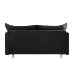 Chillout by Franz Fertig Canapé convertible Florenz - Noir - Largeur : 200 cm -Canapés Soldes Magasin schlafsofa florenz echtleder schwarz 156 cm 1389702