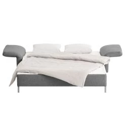 Chillout by Franz Fertig Canapé convertible Florenz - Gris - Largeur : 156 cm -Canapés Soldes Magasin schlafsofa florenz webstoff grau 156 cm 1384974