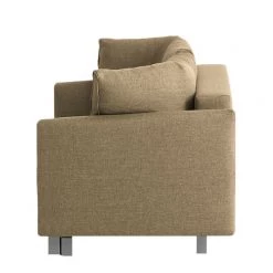 Chillout by Franz Fertig Canapé convertible Florenz - Marron clair - Largeur : 156 cm -Canapés Soldes Magasin schlafsofa florenz webstoff hellbraun 156 cm 1385066