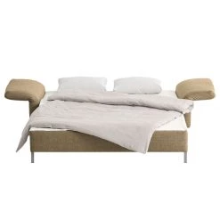 Chillout by Franz Fertig Canapé convertible Florenz - Marron clair - Largeur : 156 cm -Canapés Soldes Magasin schlafsofa florenz webstoff hellbraun 156 cm 1385070