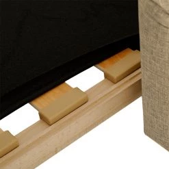 Chillout by Franz Fertig Canapé convertible Florenz - Marron clair - Largeur : 156 cm -Canapés Soldes Magasin schlafsofa florenz webstoff hellbraun 156 cm 1385094