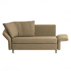 Chillout by Franz Fertig Canapé convertible Florenz - Marron clair - Largeur : 156 cm -Canapés Soldes Magasin schlafsofa florenz webstoff hellbraun 156 cm 1385098